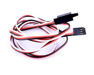 SafeConnect Flat 45 CM 22AWG Servo Lead Extension (Futaba) Cable with Self-Locking Hook