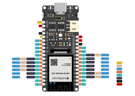 Dfrobot Firebeetle 2 Esp32-E Iot Microcontroller (Supports Wi-Fi &Amp; Bluetooth)