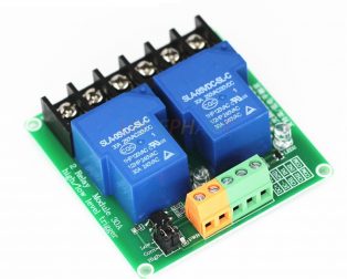 2 Channel Relay Module 30A 5V Supports High and Low Trigger Optocoupler