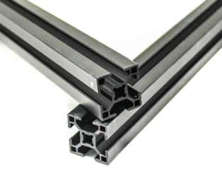 EasyMech 30X30 4 T Slot Aluminium Extrusion Profile (Black)