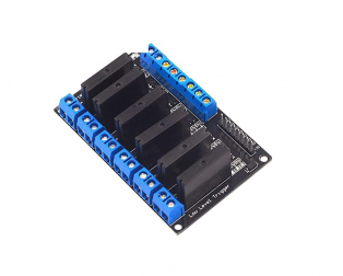 6 Channel 24V Relay Module Solid State Low Level SSR DC Control 250V 2A with Resistive Fuse