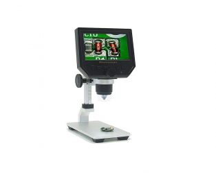 600X Zoom 3.6MP Digital Microscope with Metal Stand