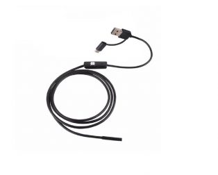 7mm 3 in 1 HD Android Mobile Phone Endoscope Camera with 1M Length Waterproof IP67 6 LEDs USB Inspection