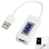 Usb Tester Current And Voltage Meter With Lcd Screen Monitors For Mobile Power Capacity