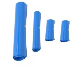 1 Meter PVC Heat Shrink Sleeve 300mm Sky Blue
