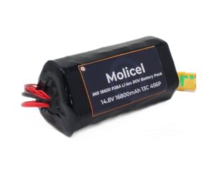 Molicel INR 18650 P28A 14.8V 16800mAh 13C 4S6P Li-Ion ROV Battery Pack