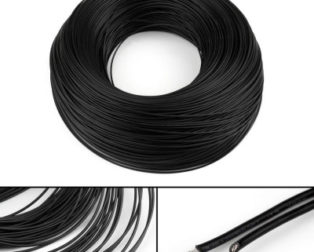 3 Meter UL1007 26AWG PVC Electronic Wire (Black)