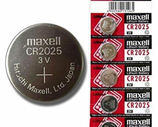 Maxell CR2025 3V Lithium Coin Battery (5 Pieces)
