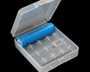 Transparent Waterproof 4 x 18650 Battery Portable Clear Plastic Storage Box