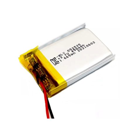 450 Mah 3.7V Single Cell Rechargeable Lipo Battery