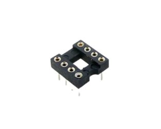 DIP8 Quality Precision/Turned PIN Open Frame PCB 8 Way IC Socket