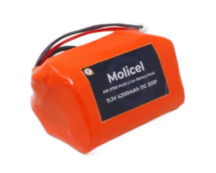Molicel INR21700 P42A 11.1V 4200mAh 11C 3S1P Lithium-Ion Battery (Triangle)