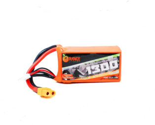 Orange 22.2V 1300mAh 130C 6S FPV U2 Series Lithium Polymer Battery Pack
