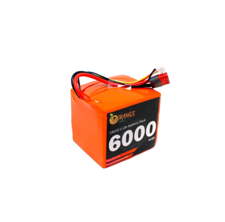 Orange Nmc 18650 11.1V 6000Mah 3C 3S2P Li-Ion Battery Pack