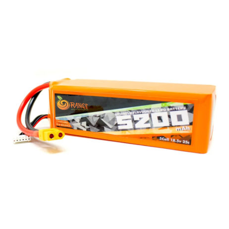Orange 18.5V 5200Mah 25C 5S Lithium Polymer Battery Pack
