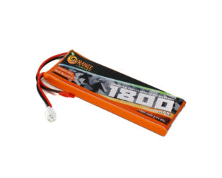 Orange 3.7V 1800mAh 25C 1S Lithium Polymer Battery Pack