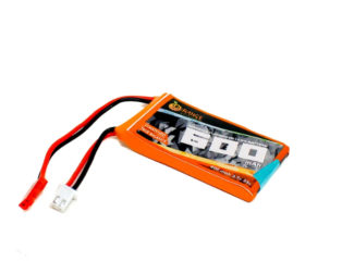 Orange 3.7V 600mAh 25C 1S Lithium Polymer Battery Pack