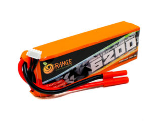Orange 14.8V 6200mAh 25C 4S Lithium Polymer Battery Pack