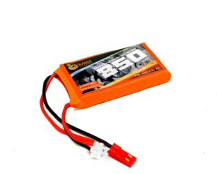 Orange 3.7V 850mAh 25C 1S Lithium Polymer Battery Pack