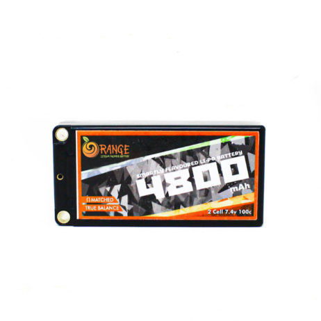 Orange 1278573 Orange 4800Mah 2S 100C 200C 7.4V Hard Case Lithium Polymer Battery Pack