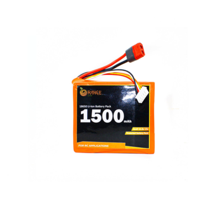 Orange 1313996 Orange Isr 18650 Li Ion 1500Mah 14.8V 4S1P Protected Battery Pack – 15C