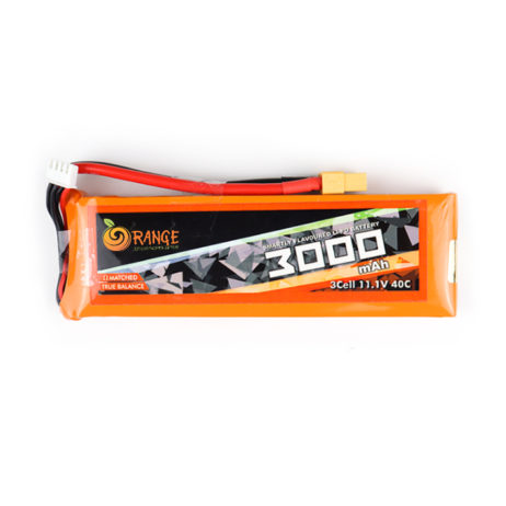 Orange 30989 Orange 3000Mah 3S 40C 80C Lithium Polymer Battery Pack Lipo