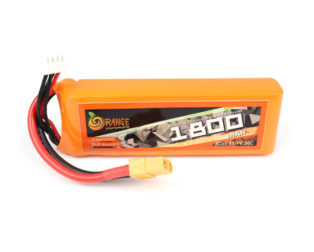 Orange 11.1V 1800mAh 30C 3S Lithium Polymer Battery Pack