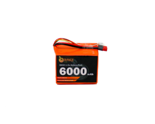 Orange NMC 18650 14.8V 6000mAh 3C 4S2P Li-Ion Battery Pack