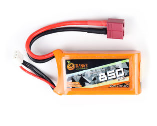 Orange 7.4V 850mAh 30C 2S Lithium Polymer Battery Pack