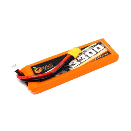 Orange 7.4V 3300Mah 25C 2S Lithium Polymer Battery Pack