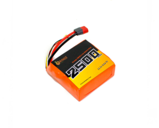Orange NMC 18650 11.1V 2500mAh 3C 3S1P Li-Ion Battery Pack with JST-XH & Nylon-T
