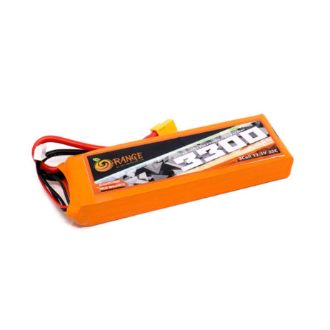 Orange 946973 Orange 3300Mah 3S 35C 80C 11.1V Lithium Polymer Battery Pack