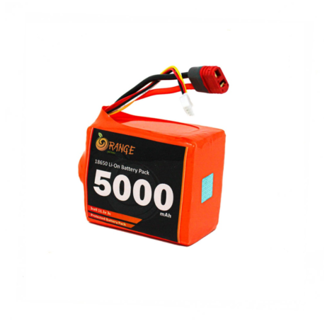 Orange Nmc 18650 11.1V 5000Mah 3C 3S2P Li-Ion Battery Pack