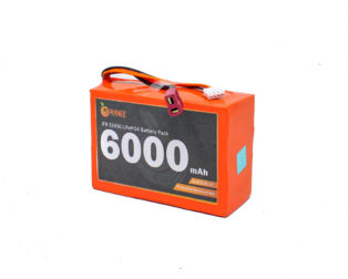Orange IFR 32650 9.6V 6000mAh 3C 3S1P LiFePO4 Battery Pack