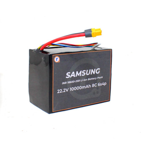 Samsung Inr18650-25R Li-Ion 22.2V 10000Mah 8C 6S4P Li-Ion Battery Pack Ev Grade