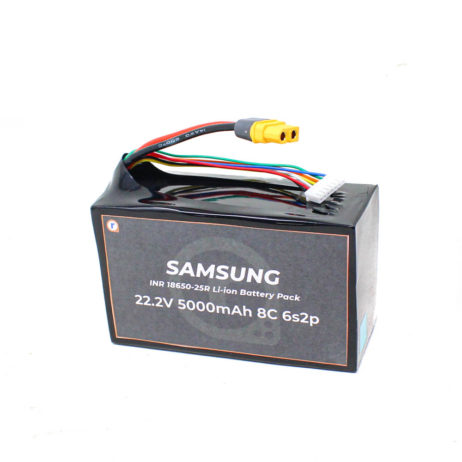 Samsung Inr18650-25R Li-Ion 22.2V 5000Mah 8C 6S2P Li-Ion Battery Pack Ev Grade
