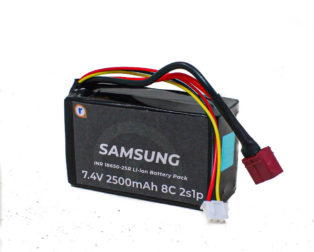 SAMSUNG INR18650-25R Li-ion 7.4V 2500mAh 8C 2S1P Li-ion Battery Pack