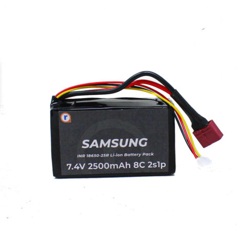 Samsung Inr18650-25R Li-Ion 7.4V 2500Mah 8C 2S1P Li-Ion Battery Pack