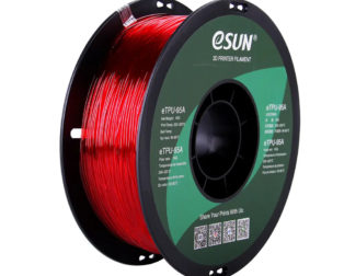 eSUN eTPU-95A-Transparent Red-1kg/spool