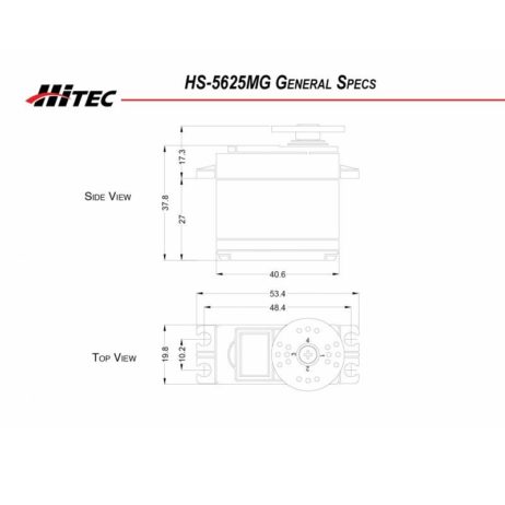 Hitec Hs-5625Mg High Speed, Metal Gear Digital Sport Servo