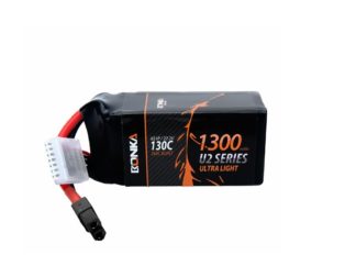 Bonka 22.2V 1300mAh 130C 6S FPV U2 Series Lithium Polymer Battery Pack
