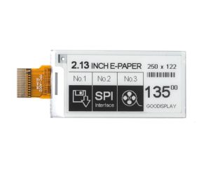 2.13 Inch High Refresh Rate Black & White E-Paper Good Display