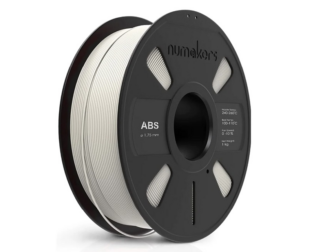 Numakers ABS Filament- Pure White- 1.75 mm/ 1 kg