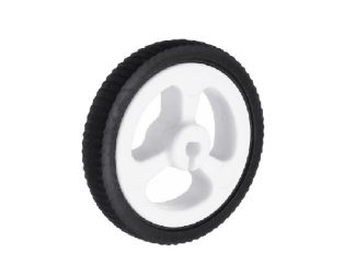 White 3PI miniQ Car Wheel Tyre 34mm for N20 Motor