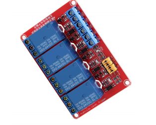 4 Channel Relay Module 24V High and Low Level Trigger Relay Module
